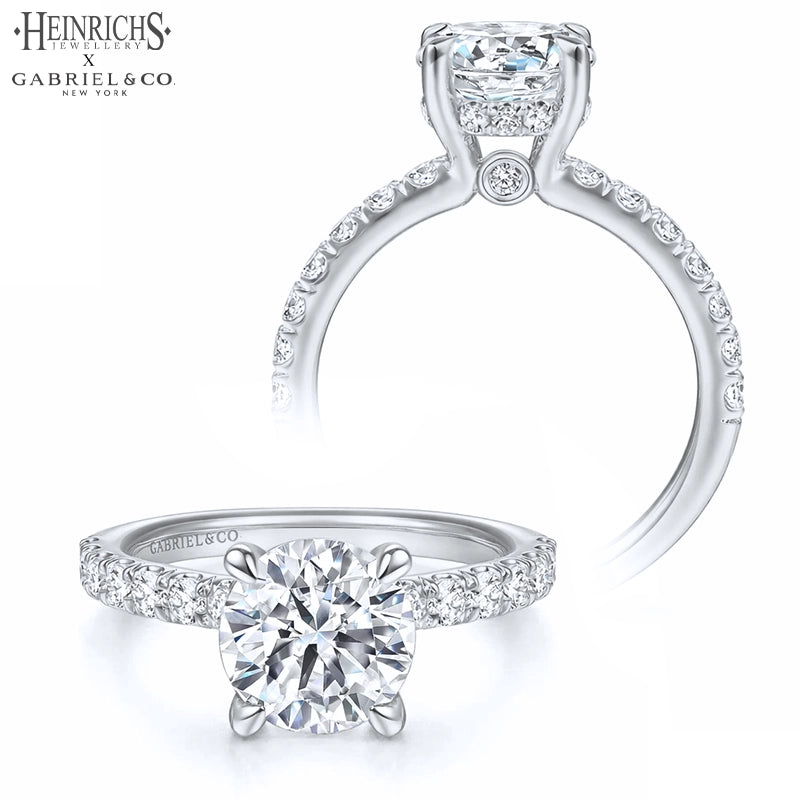 2.66ctw Round Cut Lab Grown Diamond Ring