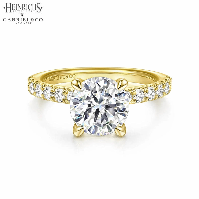 1.50ctr-3.00ctr Round Cut Lab Grown Diamond Ring