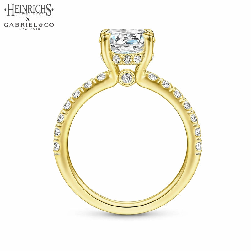 1.50ctr-3.00ctr Round Cut Lab Grown Diamond Ring