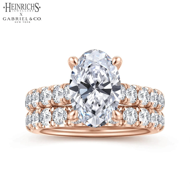 1.50ctr-4.00ctr Oval Cut Lab Grown Diamond Ring