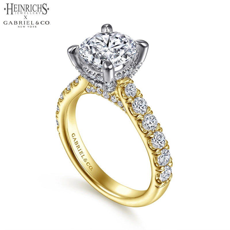 1.50ctr-4.00ctr Round Cut Lab Grown Diamond Ring