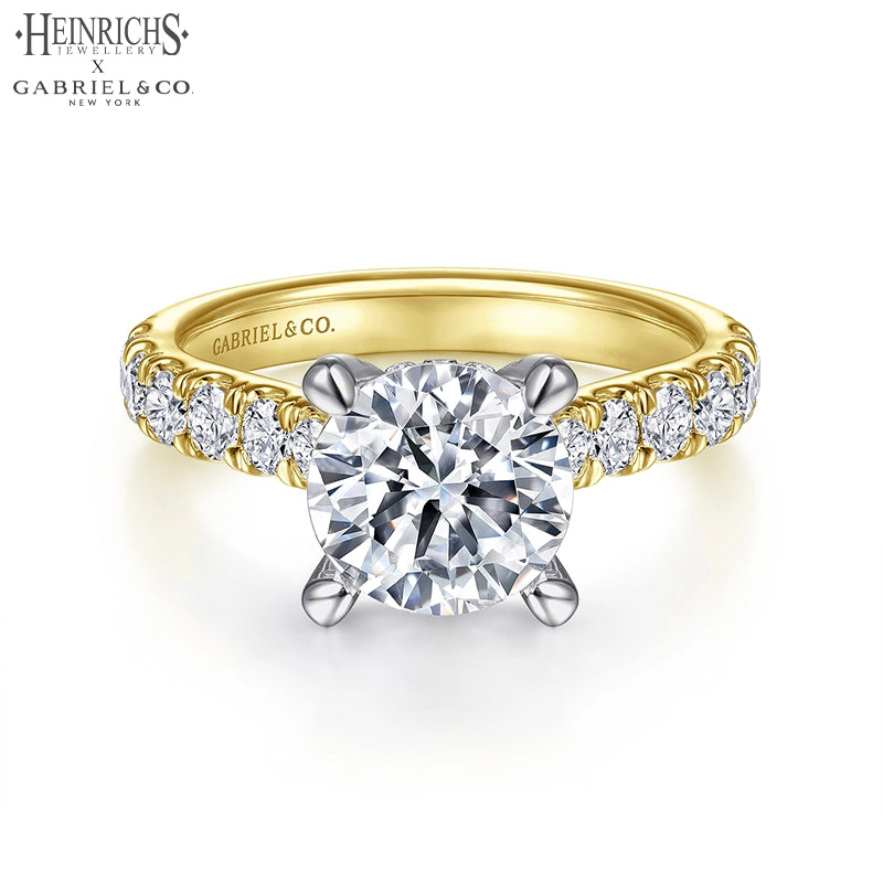 1.50ctr-4.00ctr Round Cut Lab Grown Diamond Ring