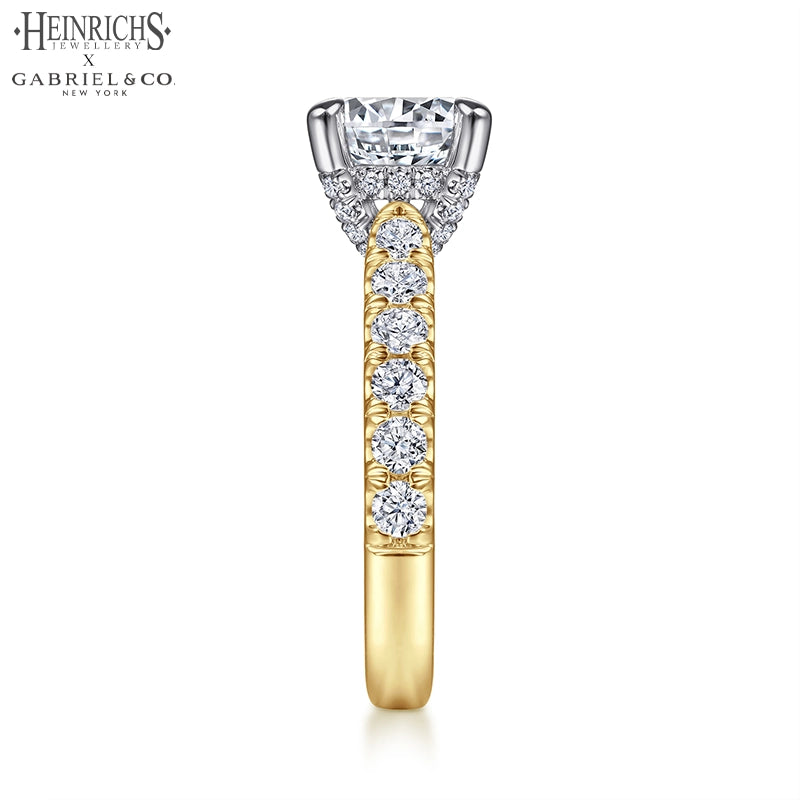1.50ctr-4.00ctr Round Cut Lab Grown Diamond Ring
