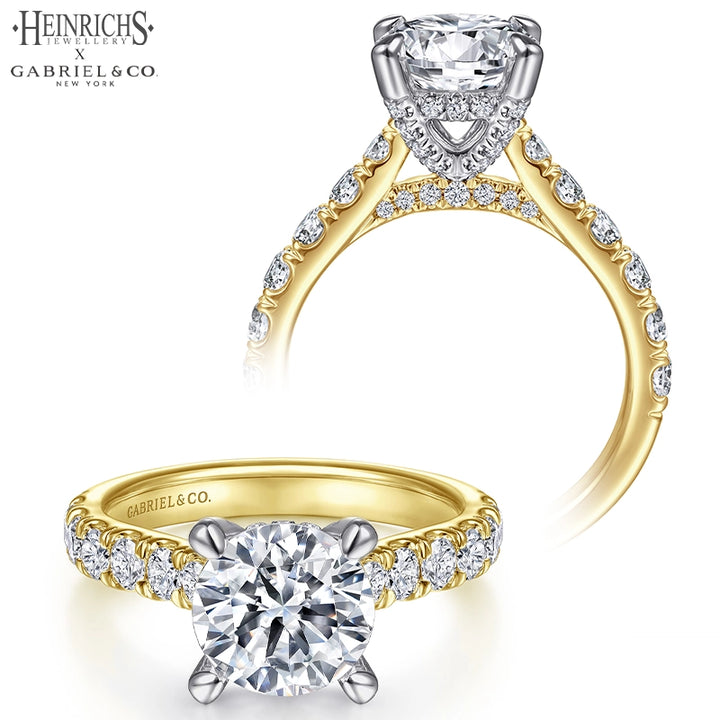 3.07ctw Round Cut Lab Grown Diamond Ring