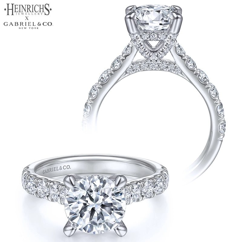 1.50ctr-4.00ctr Round Cut Lab Grown Diamond Ring Tailor Made