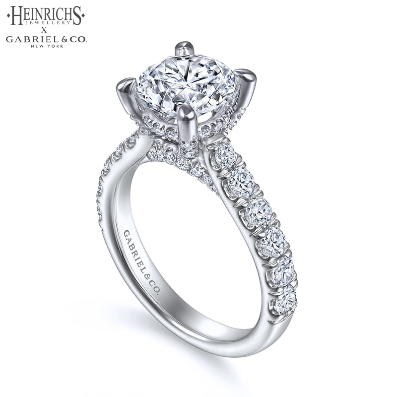 1.50ctr-4.00ctr Round Cut Lab Grown Diamond Ring Tailor Made