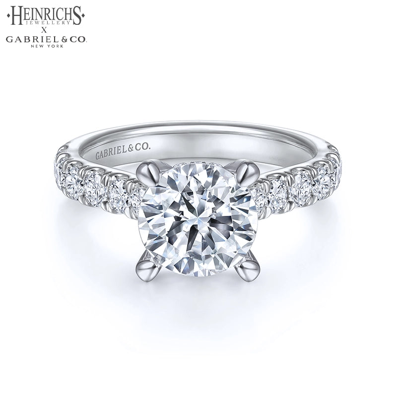 1.50ctr-4.00ctr Round Cut Lab Grown Diamond Ring