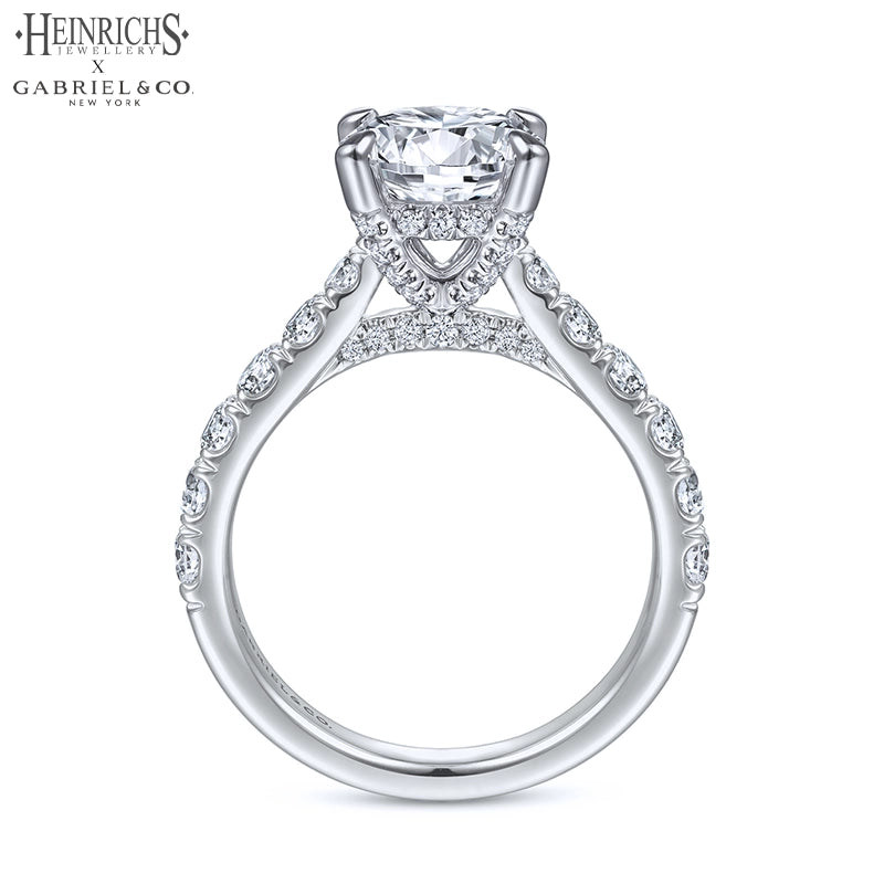 1.50ctr-4.00ctr Round Cut Lab Grown Diamond Ring
