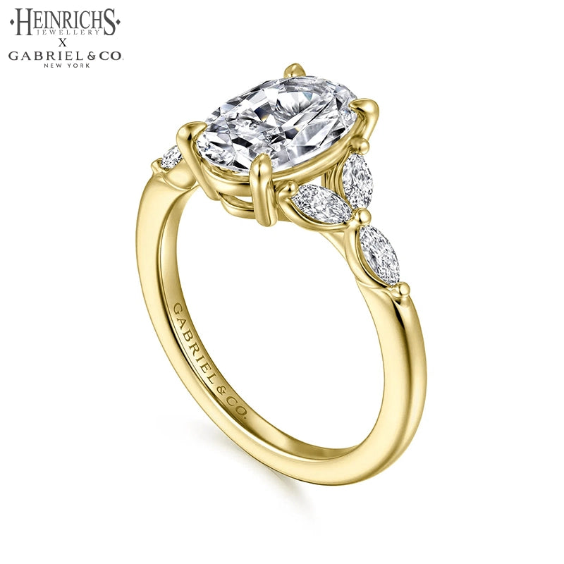 2.46ctw Oval Cut Lab Grown Diamond Ring