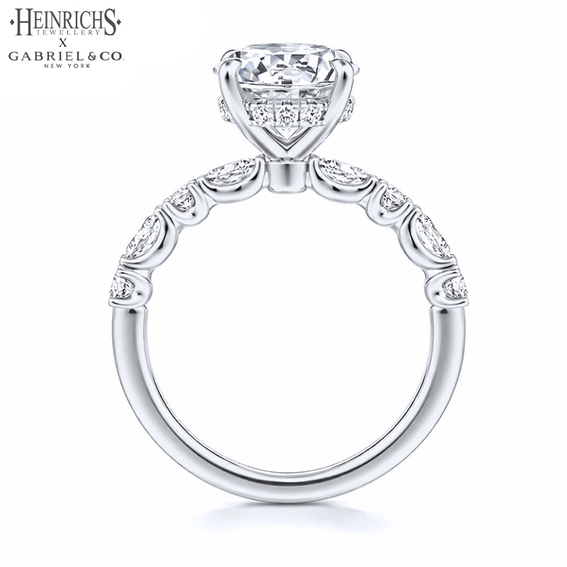 2.54ctw Round Cut Lab Grown Diamond Ring