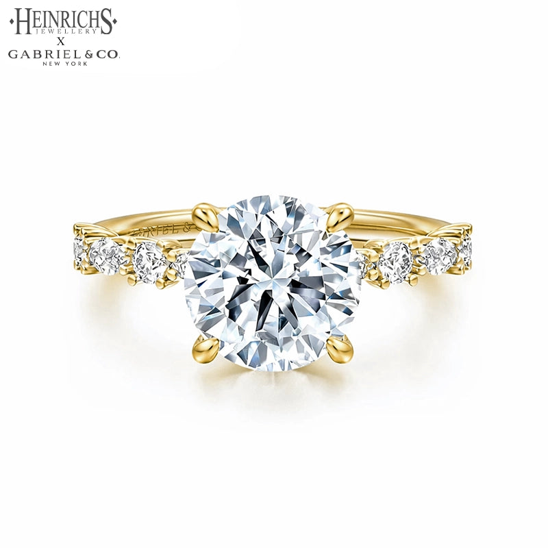 1.25ctr-3.00ctr Round Cut Lab Grown Diamond Ring