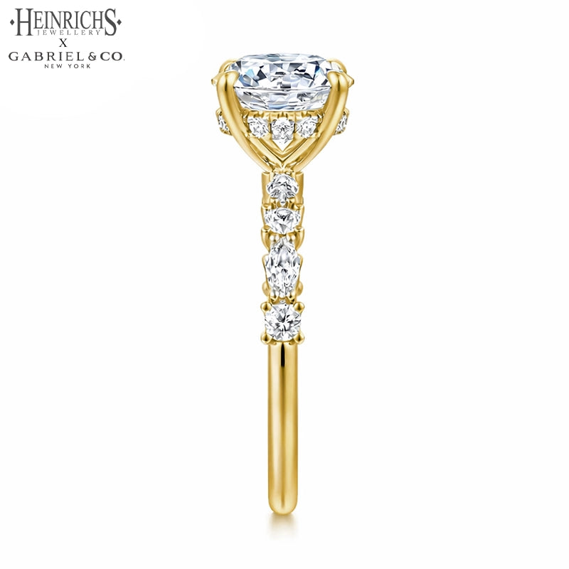 1.25ctr-3.00ctr Round Cut Lab Grown Diamond Ring