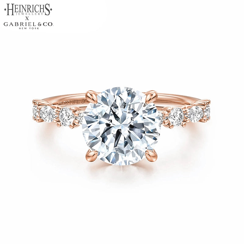 1.25ctr-3.00ctr Round Cut Lab Grown Diamond Ring