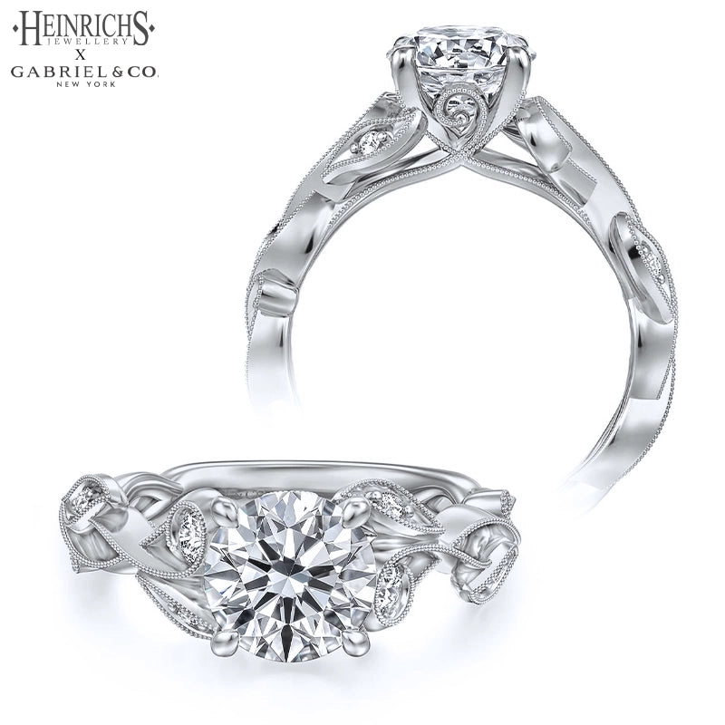 1.25ctr-2.50ctr Round Cut Lab Grown Diamond Ring