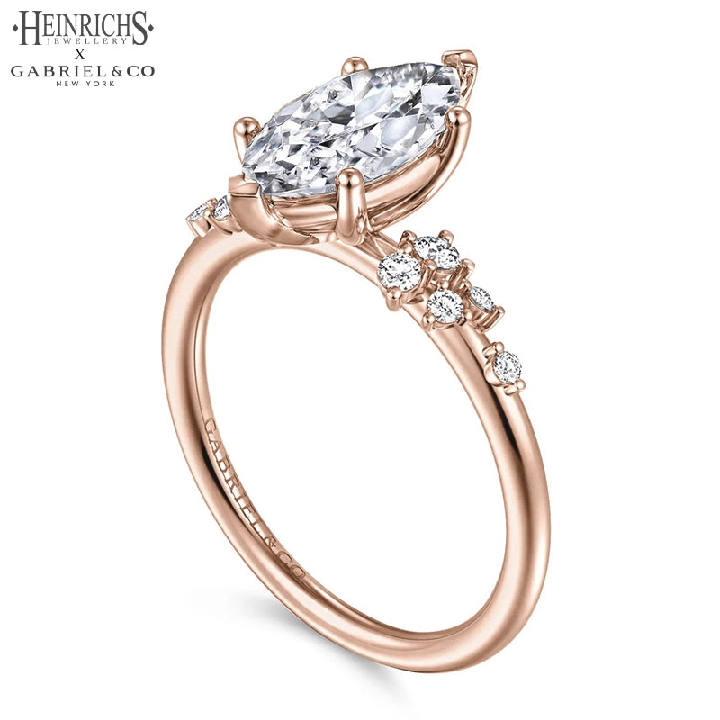 1.25ctr-2.50ctr Marquise Cut Lab Grown Diamond Ring