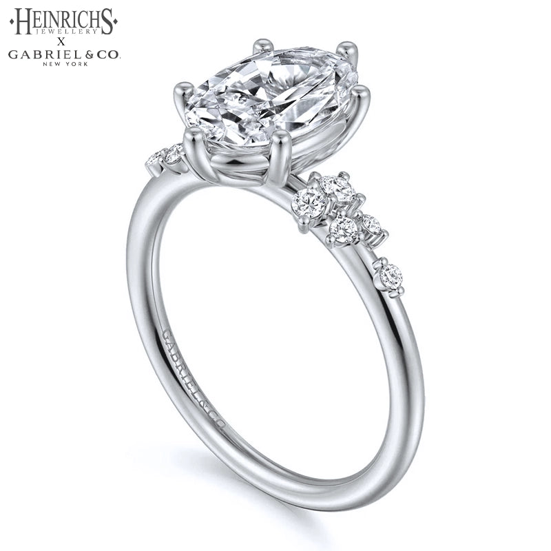 1.25ctr-2.50ctr Oval Cut Lab Grown Diamond Ring Tailor Made