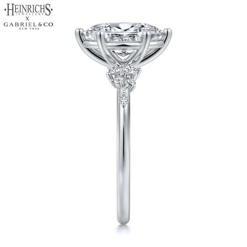 1.25ctr-2.50ctr Oval Cut Lab Grown Diamond Ring Tailor Made