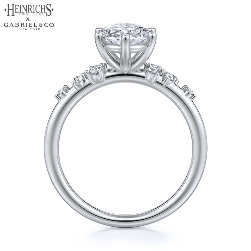 1.25ctr-2.50ctr Oval Cut Lab Grown Diamond Ring Tailor Made