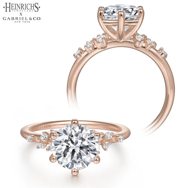 1.25ctr-2.50ctr Round Cut Lab Grown Diamond Ring Tailor Made