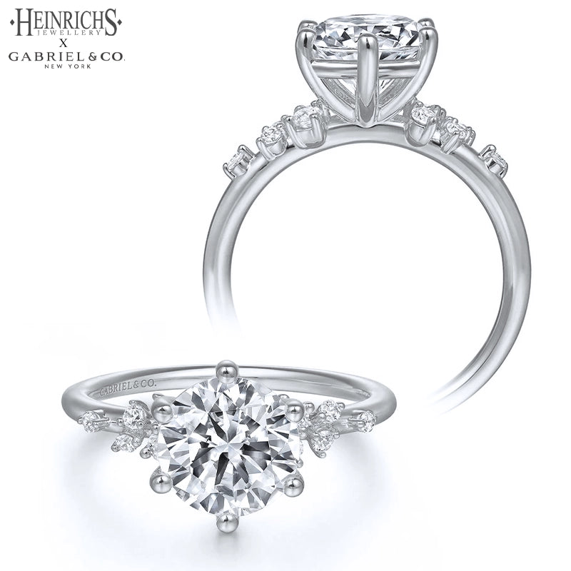 1.25ctr-2.50ctr Round Cut Lab Grown Diamond Ring Tailor Made