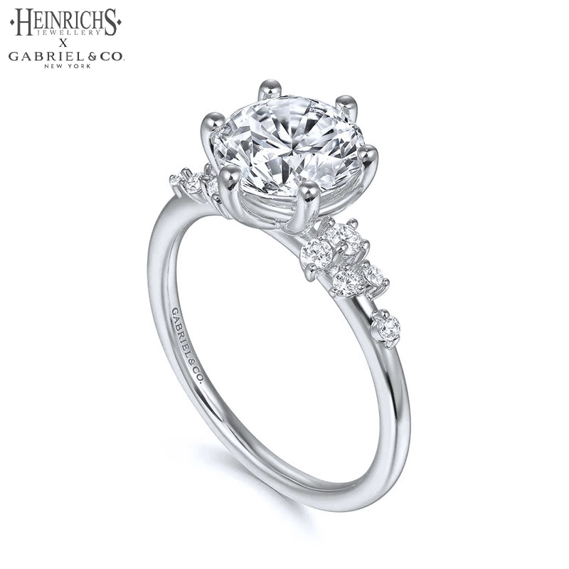 1.25ctr-2.50ctr Round Cut Lab Grown Diamond Ring Tailor Made