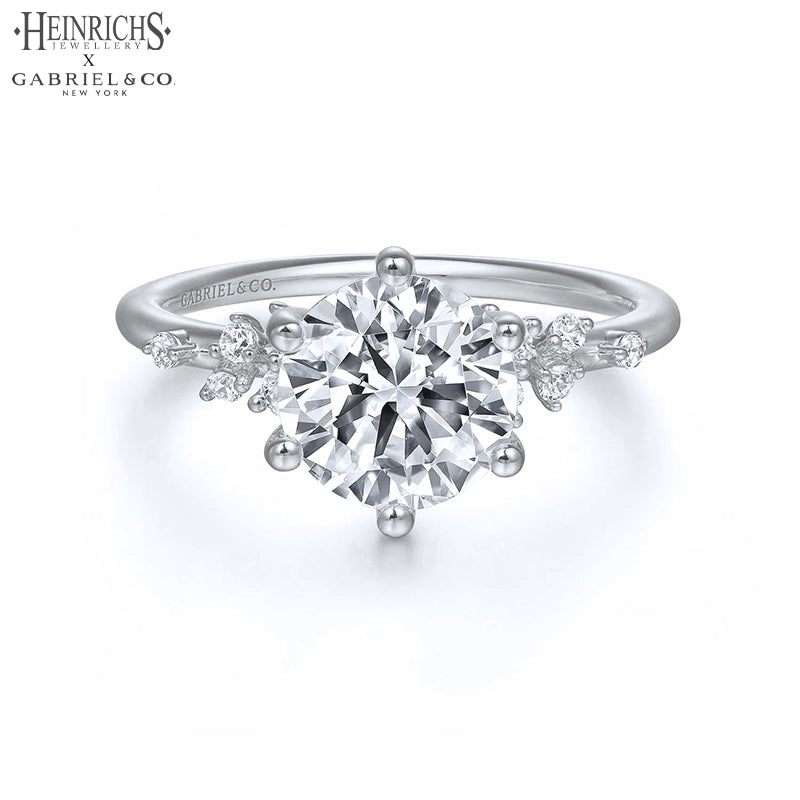1.25ctr-2.50ctr Round Cut Lab Grown Diamond Ring Tailor Made