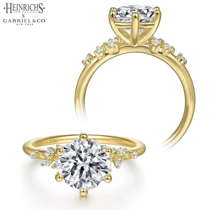 1.25ctr-2.50ctr Round Cut Lab Grown Diamond Ring Tailor Made