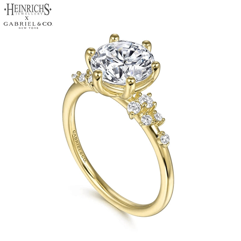 1.25ctr-2.50ctr Round Cut Lab Grown Diamond Ring Tailor Made