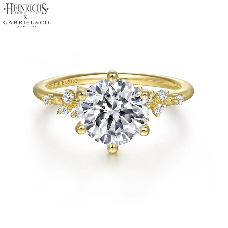 1.25ctr-2.50ctr Round Cut Lab Grown Diamond Ring Tailor Made