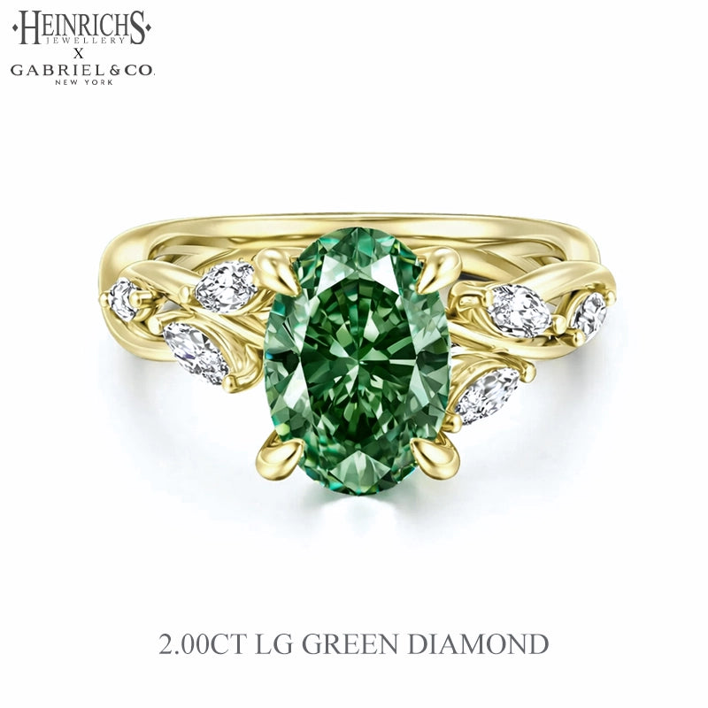 1.25ctr-2.50ctr Oval Cut Lab Grown Diamond Ring