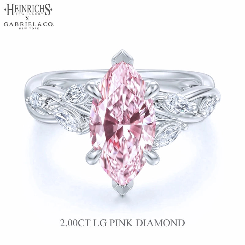 1.25ctr-2.50ctr Marquise Cut Lab Grown Diamond Ring