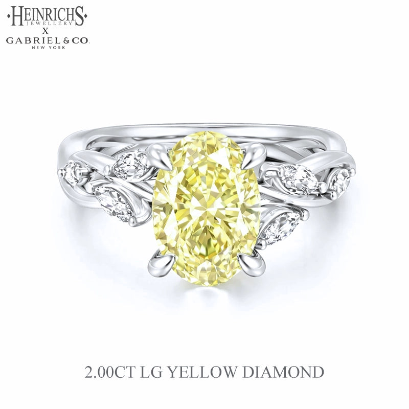 1.25ctr-2.50ctr Oval Cut Lab Grown Diamond Ring
