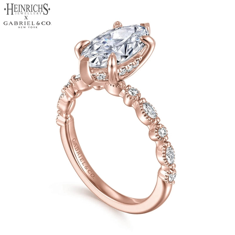 1.25ctr-2.50ctr Marquise Cut Lab Grown Diamond Ring
