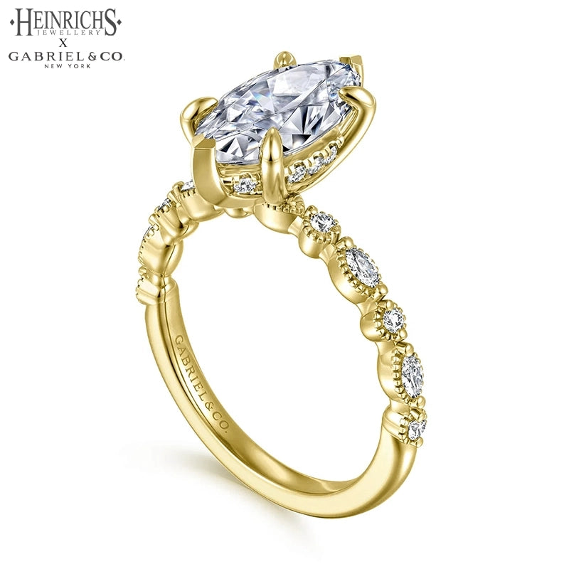 1.25ctr-2.50ctr Marquise Cut Lab Grown Diamond Ring