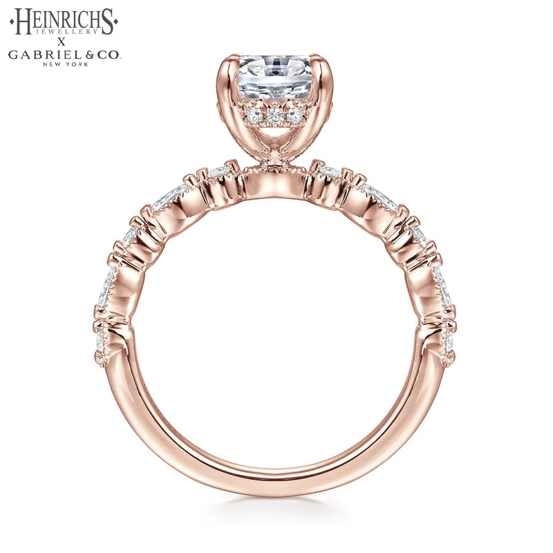 1.25ctr-2.50ctr Oval Cut Lab Grown Diamond Ring Tailor Made