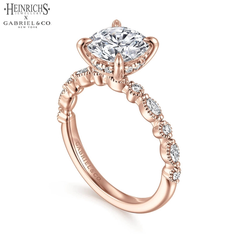 1.25ctr-2.50ctr Round Cut Lab Grown Diamond Ring Tailor Made