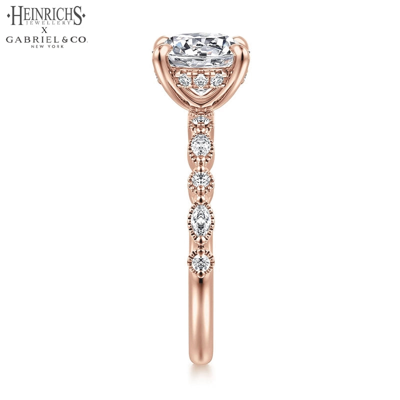 1.25ctr-2.50ctr Round Cut Lab Grown Diamond Ring Tailor Made