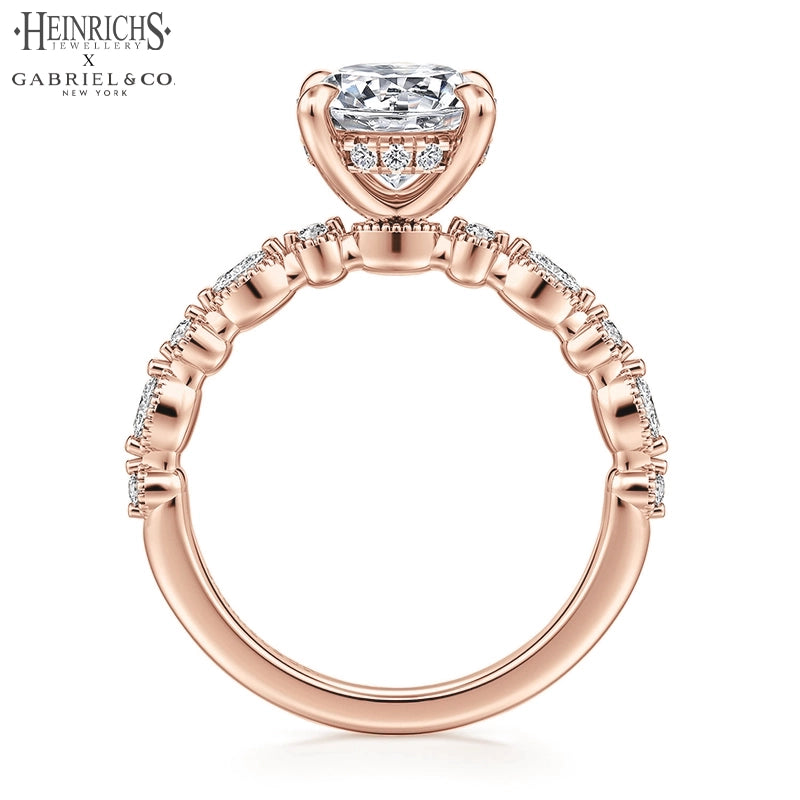 1.25ctr-2.50ctr Round Cut Lab Grown Diamond Ring Tailor Made
