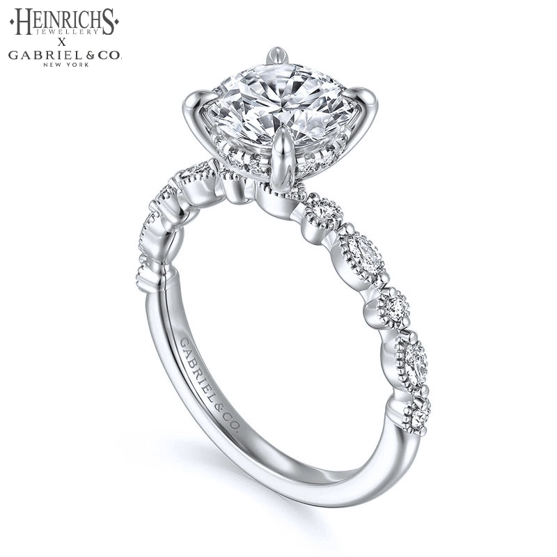 1.25ctr-2.50ctr Round Cut Lab Grown Diamond Ring Tailor Made