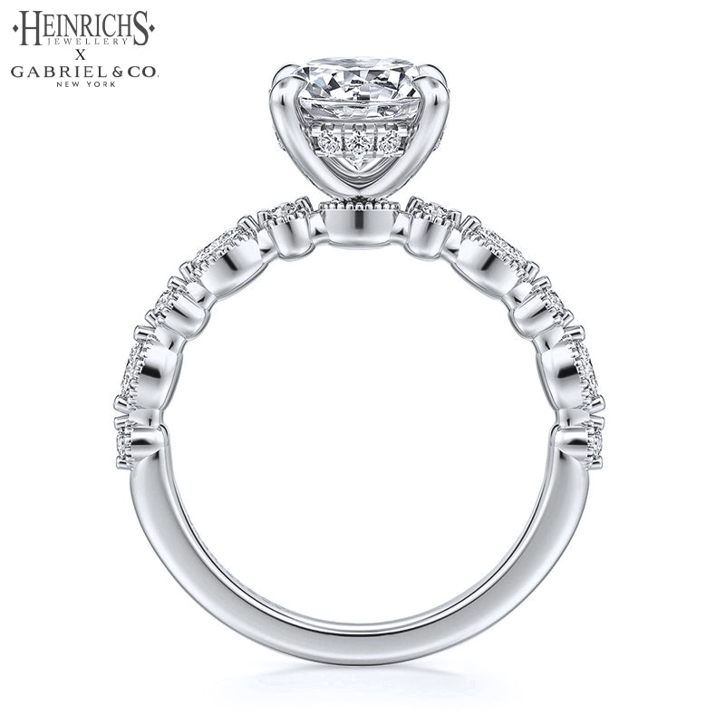1.25ctr-2.50ctr Round Cut Lab Grown Diamond Ring Tailor Made