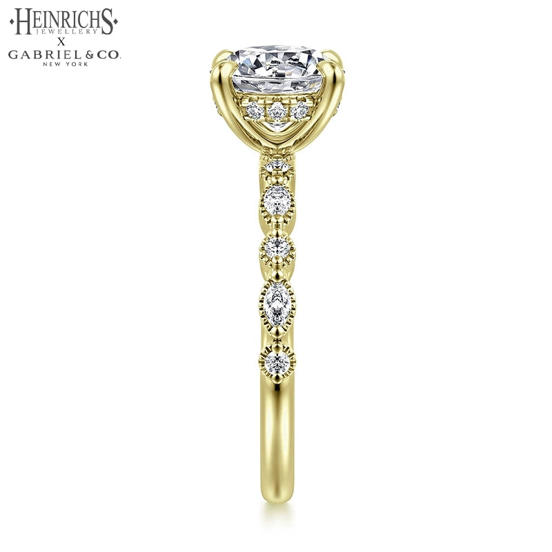 1.25ctr-2.50ctr Round Cut Lab Grown Diamond Ring Tailor Made