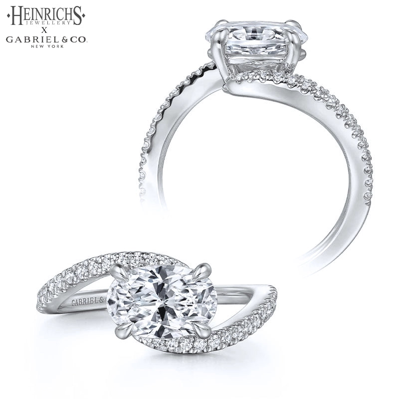 1.25ctr-2.50ctr Oval Cut Lab Grown Diamond Ring Tailor Made