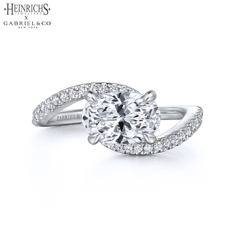 1.25ctr-2.50ctr Oval Cut Lab Grown Diamond Ring