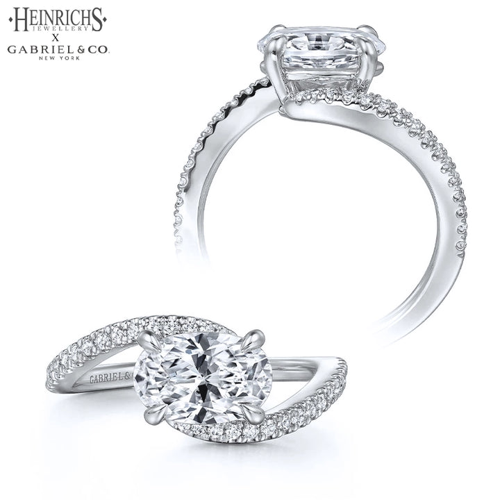 1.25ctr-2.50ctr Oval Cut Lab Grown Diamond Ring Tailor Made