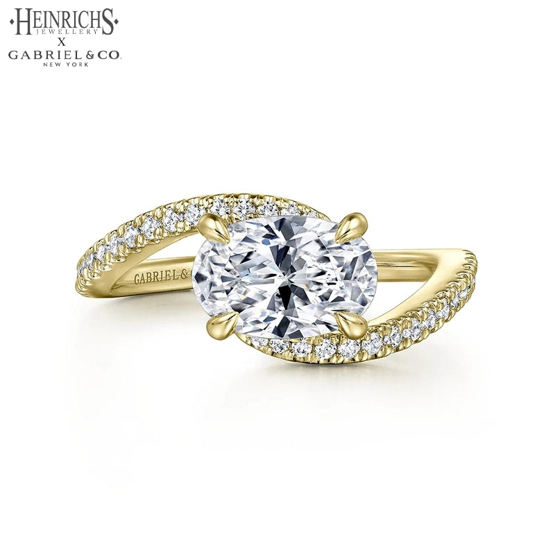 1.25ctr-2.50ctr Oval Cut Lab Grown Diamond Ring