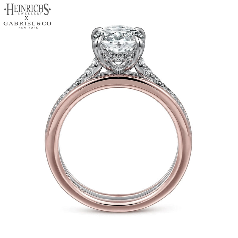 1.50ctr-3.00ctr Oval Cut Lab Grown Diamond Ring Tailor Made