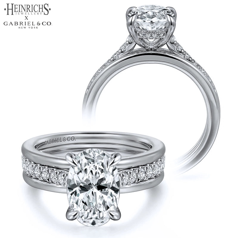 1.50ctr-3.00ctr Oval Cut Lab Grown Diamond Ring Tailor Made