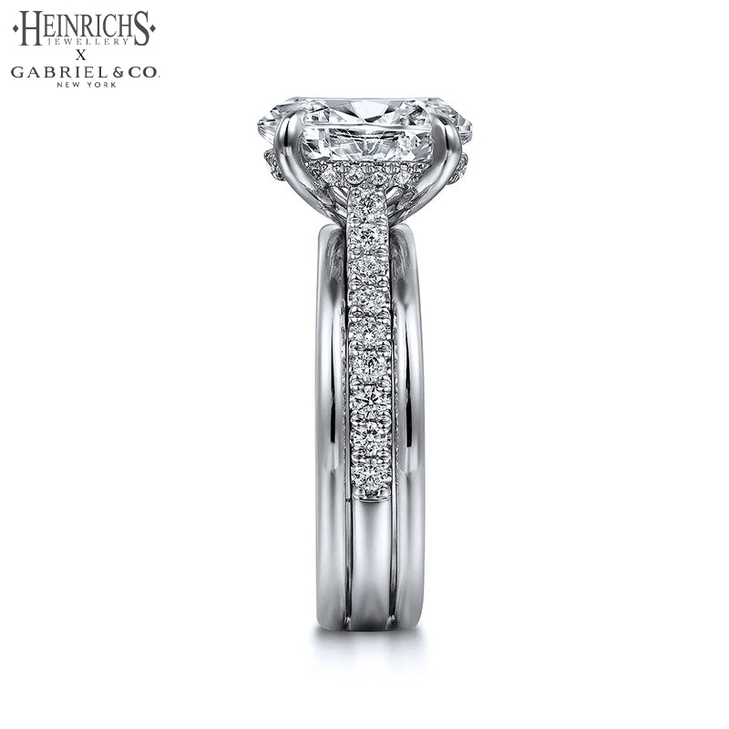 1.50ctr-3.00ctr Oval Cut Lab Grown Diamond Ring Tailor Made