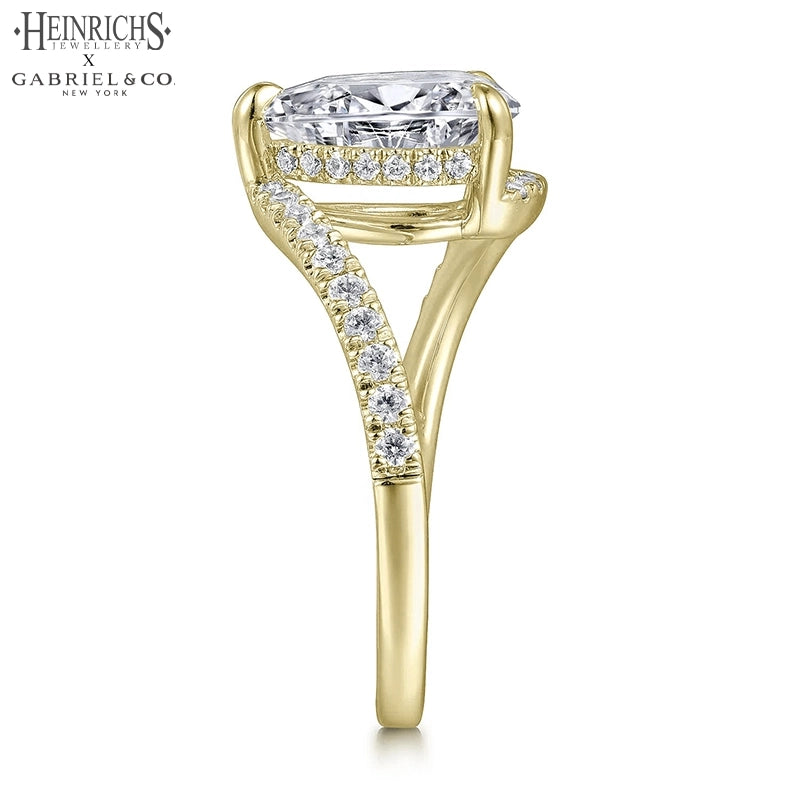 1.25ctr-2.50ctr Pear Cut Lab Grown Diamond Ring Tailor Made