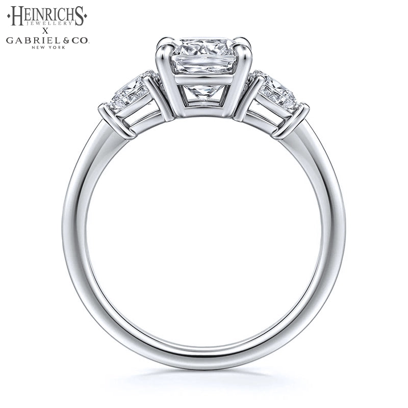 1.50ctr-3.00ctr Square Cushion Cut Lab Grown Diamond Ring